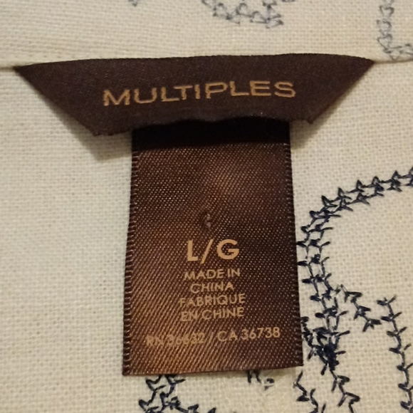 Multiples Embroidered Jacket - Picture 6 of 9